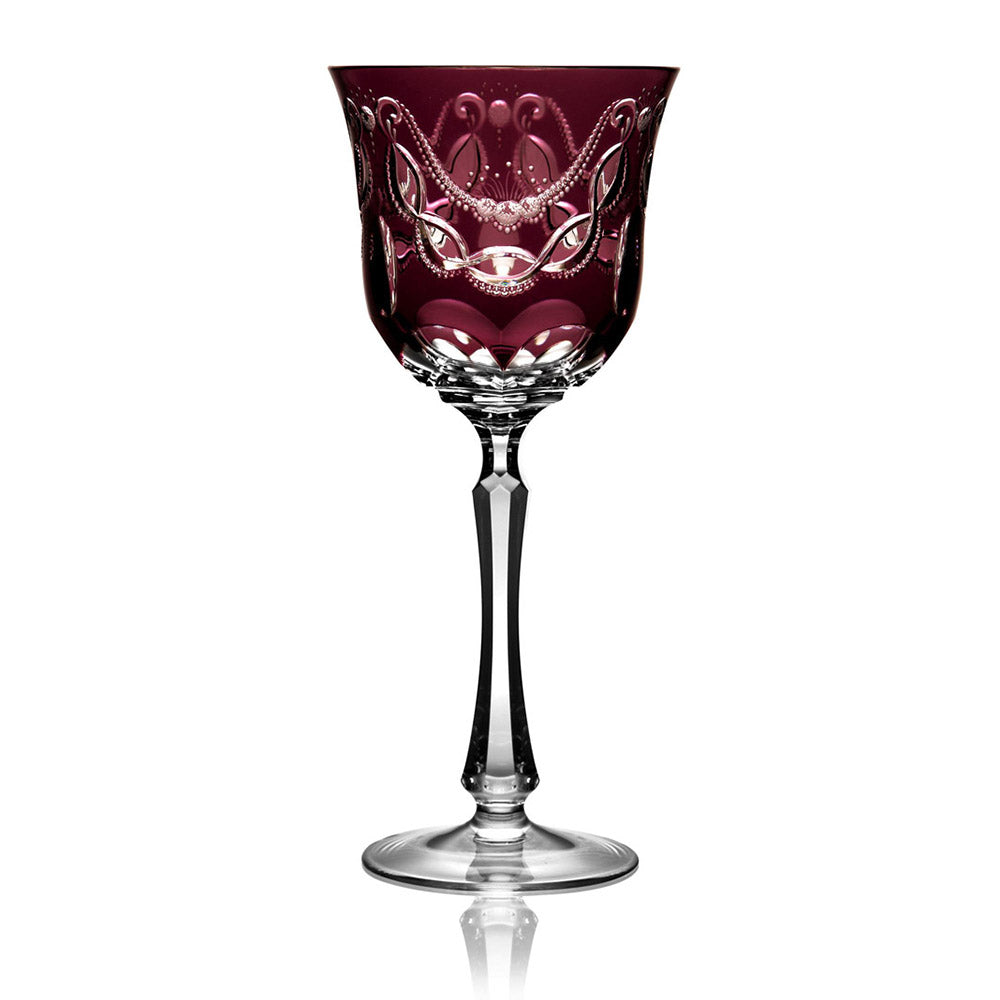 Saint Tropez Amethyst Water Goblet by Varga Crystal