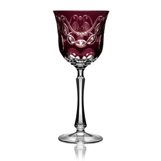 Saint Tropez Amethyst Water Goblet by Varga Crystal