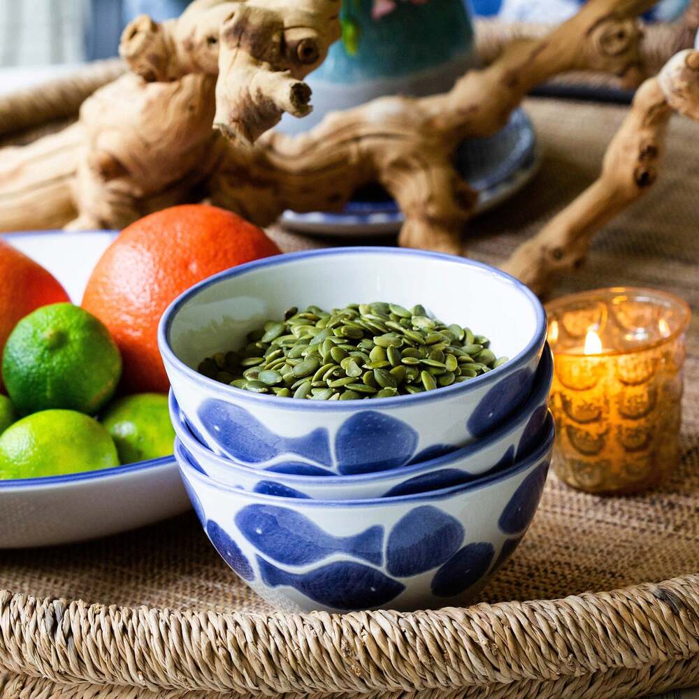 Santorini Fish Medium Serving Bowl by VIETRI by Additional Image -3