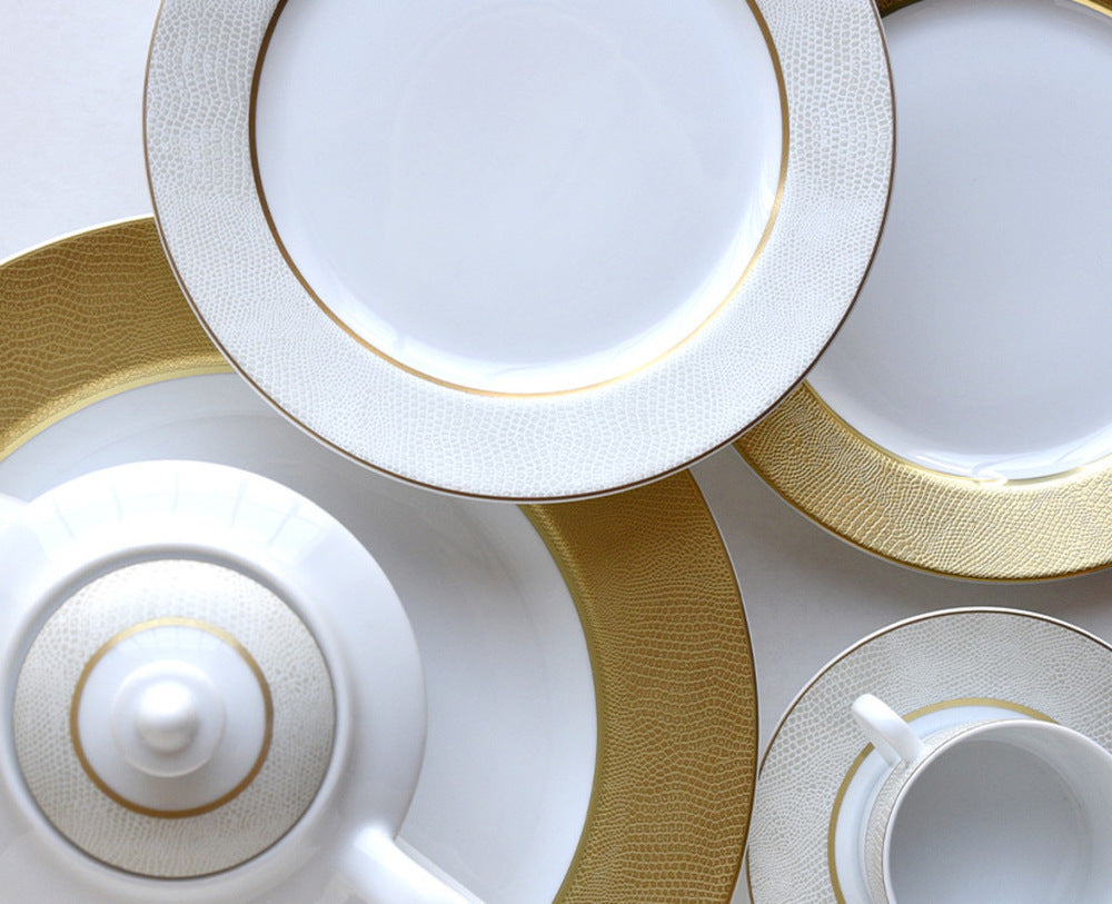 Sauvage Or Deep Round Dish 11.5" by Bernardaud 2