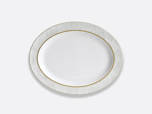 Sauvage Or Oval Platter 13" by Bernardaud