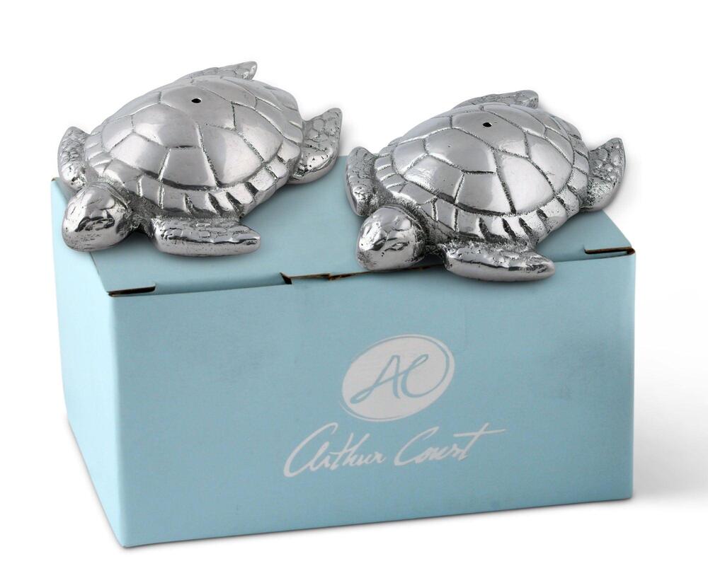 Sea Turtle Salt & Pepper Set by Arthur Court Designs 3