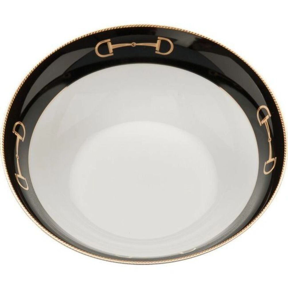 Serve Bowl Cheval Black by Julie Wear