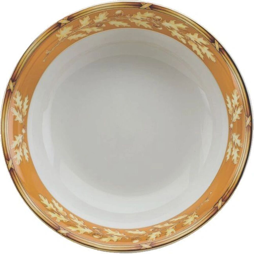 Serve Bowl Gold Oak Caramel by Julie Wear