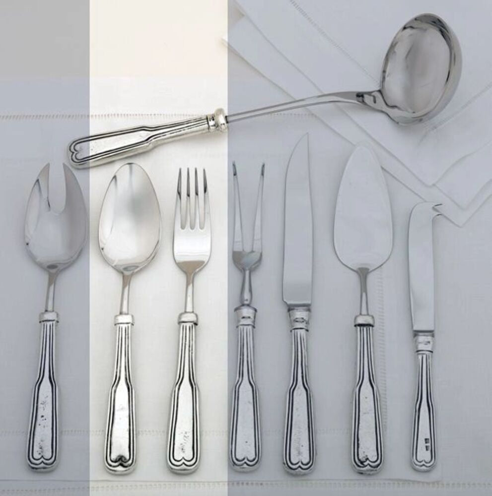 Serving Fork & Spoon Set - Regent by Julie Wear