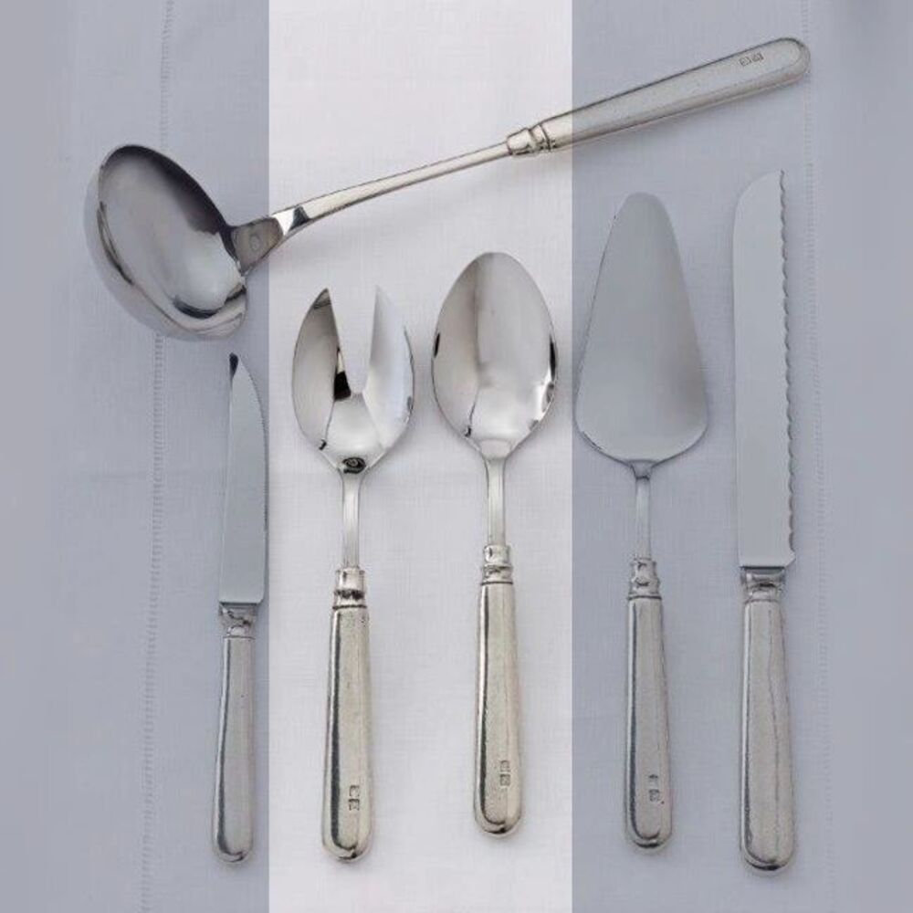 Serving Salad Fork & Spoon - Inglese by Julie Wear