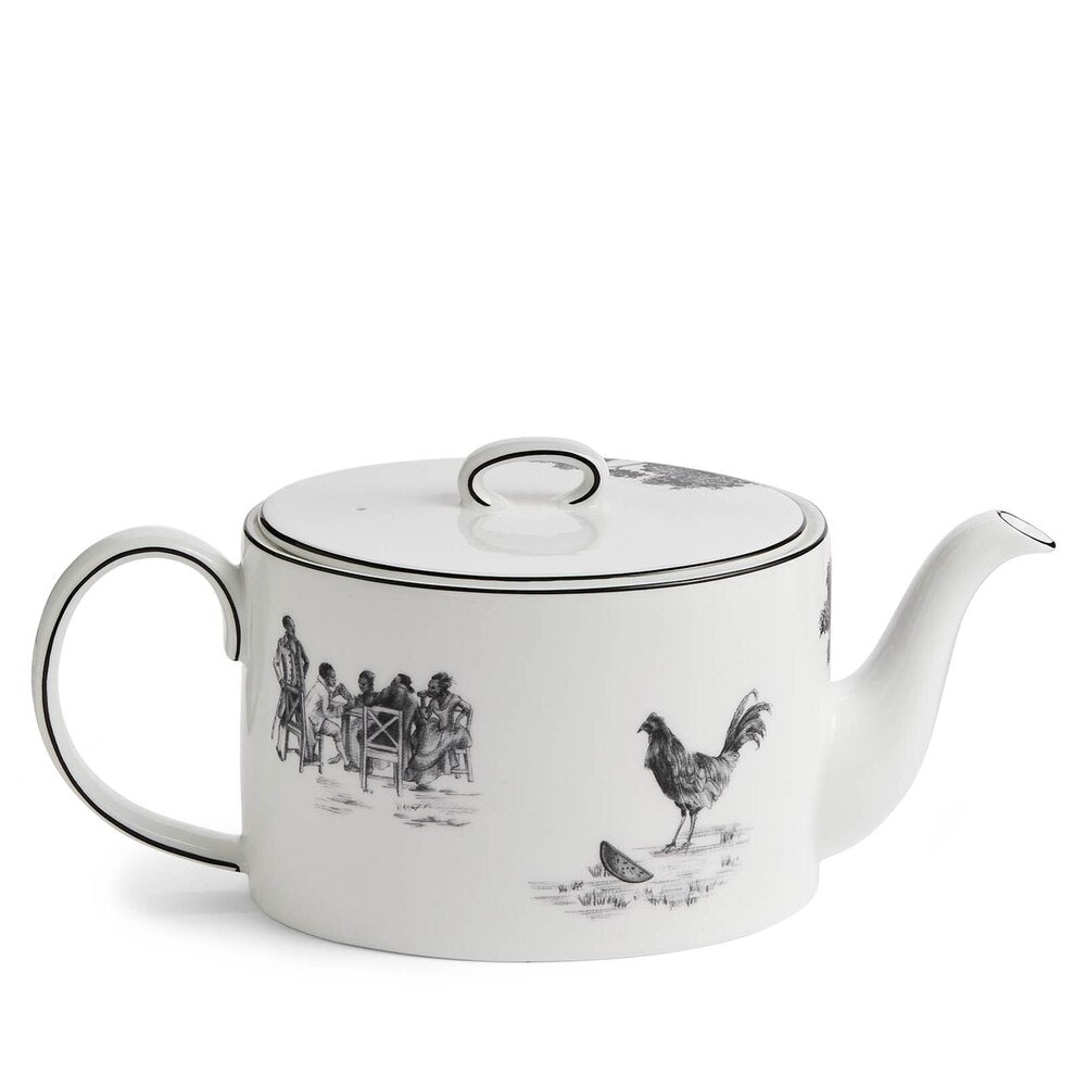 Sheila Bridges Picnic Teapot by Wedgwood Additional Image - 5