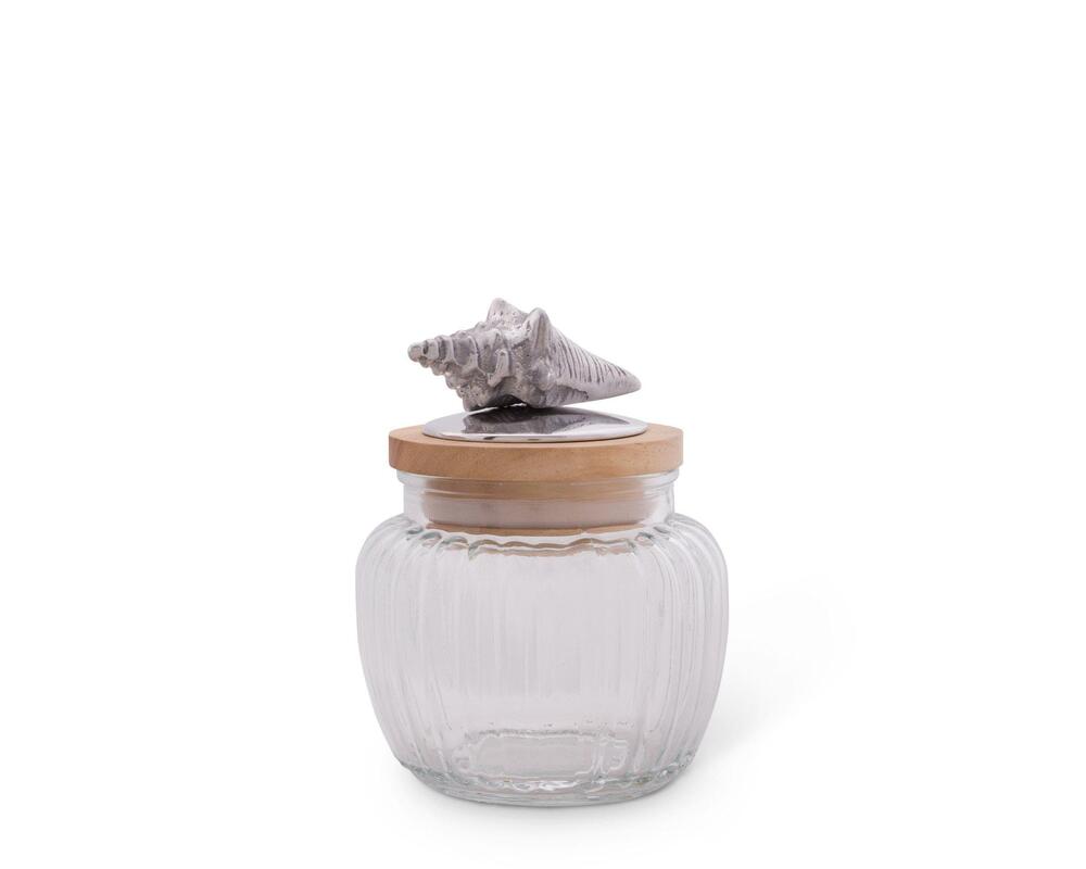 Shell Glass Canister by Arthur Court Designs 2