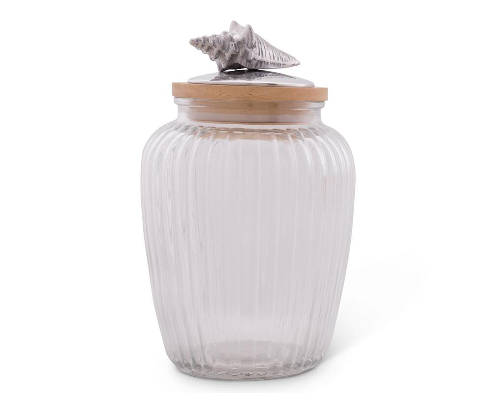 Shell Glass Canister by Arthur Court Designs 3