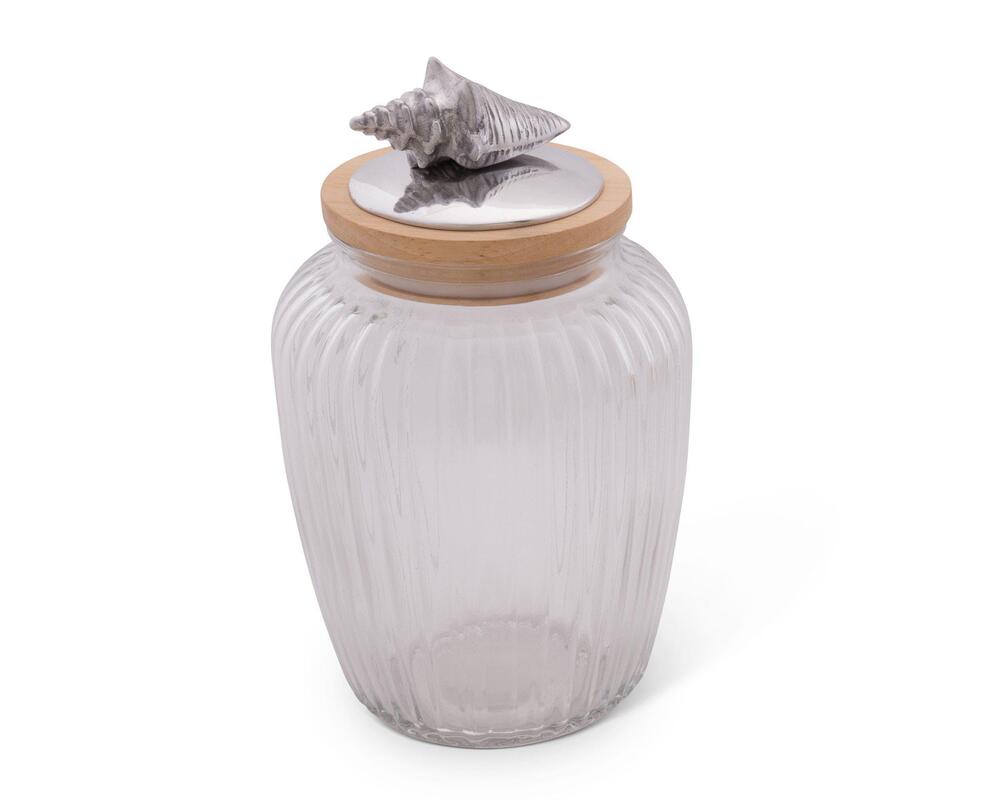 Shell Glass Canister by Arthur Court Designs 4