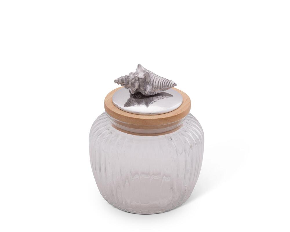 Shell Glass Canister by Arthur Court Designs 5
