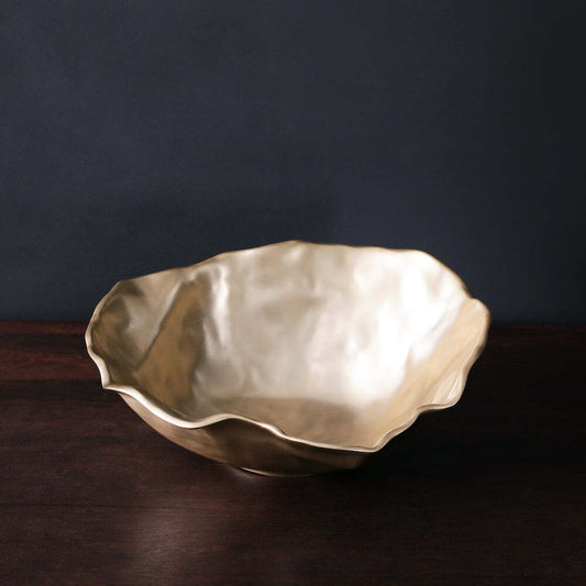 Sierra Modern Maia Large Bowl - Gold by Beatriz Ball