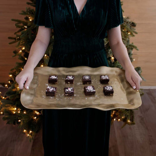 Sierra Modern Maia Large Tray - Gold by Beatriz Ball