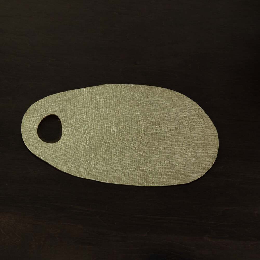 Sierra Modern Plano Extra Large Oval Platter - Gold by Beatriz Ball