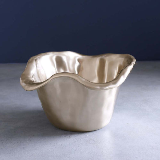 Sierra Modern Vento Ice Bucket - Gold by Beatriz Ball