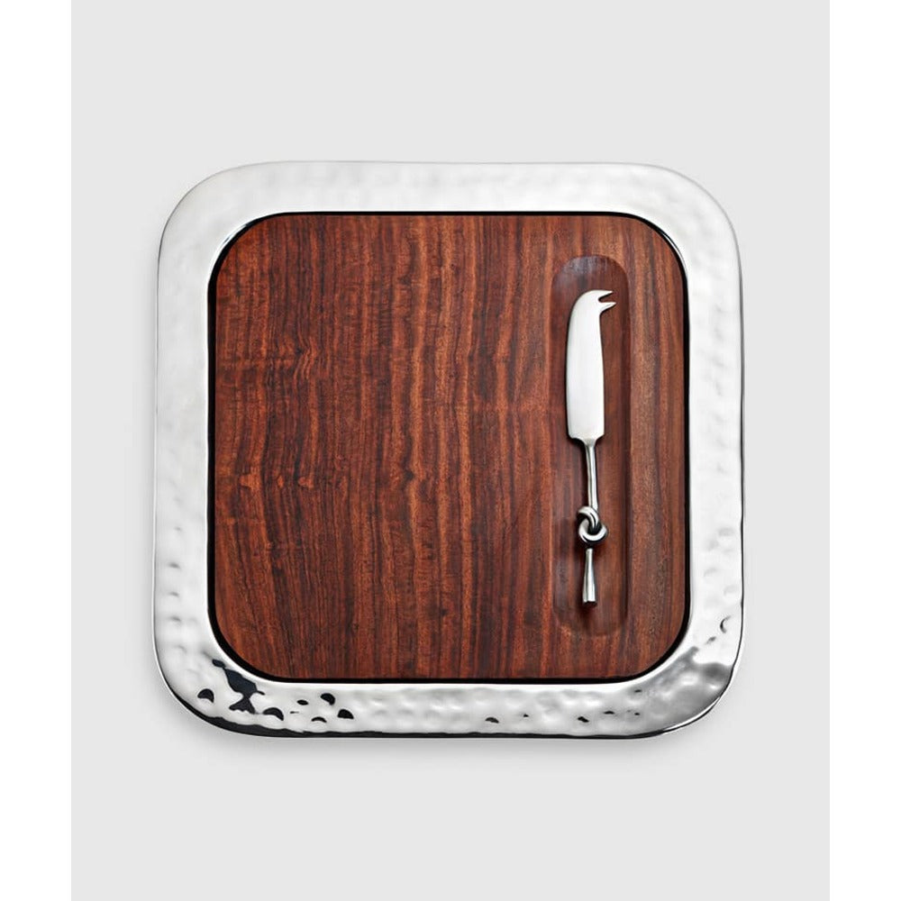 Sierra Square Tray with Wood 14" by Mary Jurek Design