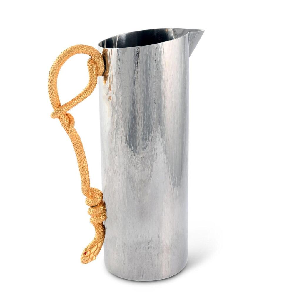 Snake Stainless Steel Pitcher by Vagabond House