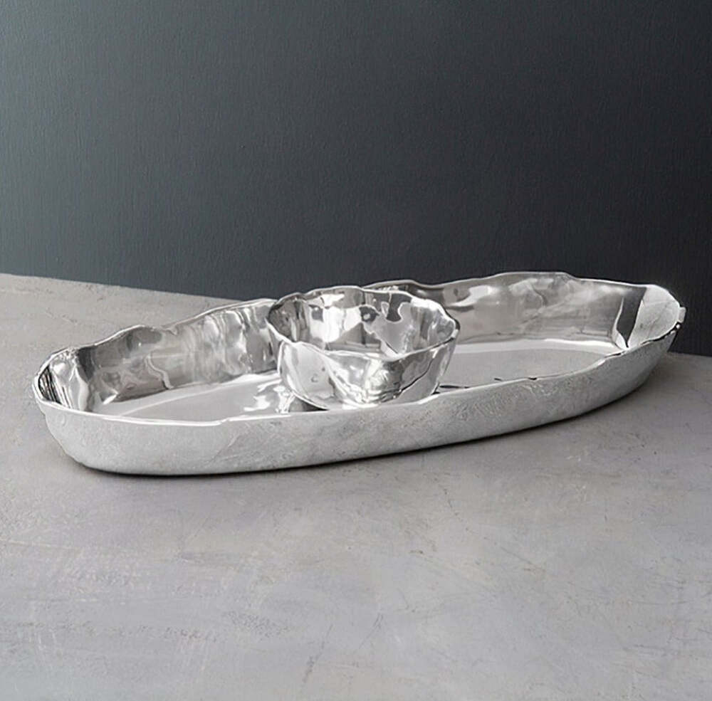 Soho Brooklyn Deep Oval Chip & Dip Bowl by Beatriz Ball