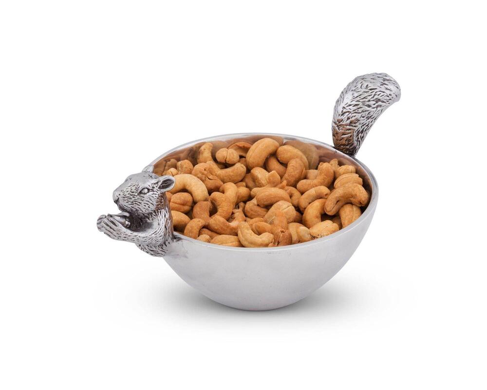 Squirrel Nut Bowl Head / Tail by Arthur Court Designs 2