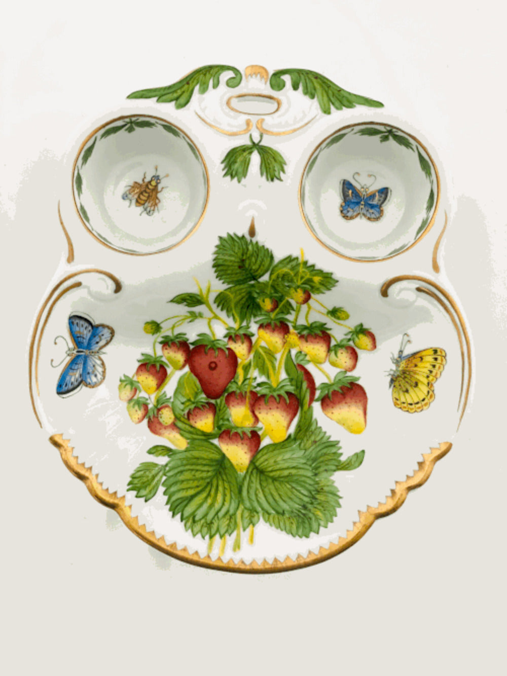 ST100 - 3 Pc. Large Strawberry Dish by Anna Weatherley 2