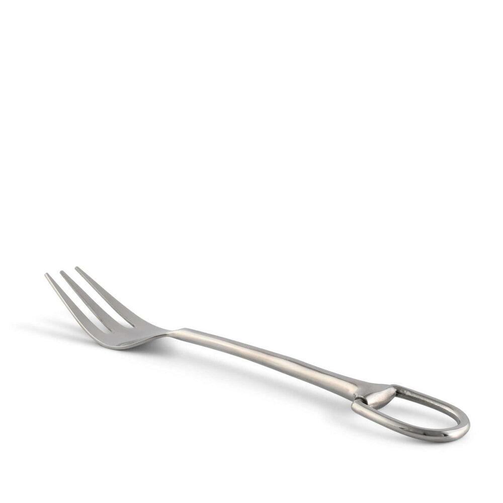 Stirrup Server Fork - Stainless Steel Matte Silver by Vagabond House 2