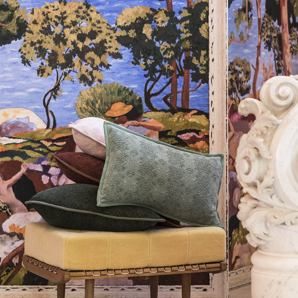 Syracuse Decorative Pillow by Yves Delorme 18