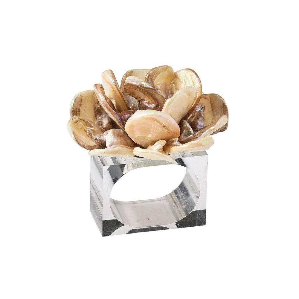 Tahiti Napkin Ring in Natural - Set of 4 by Kim Seybert