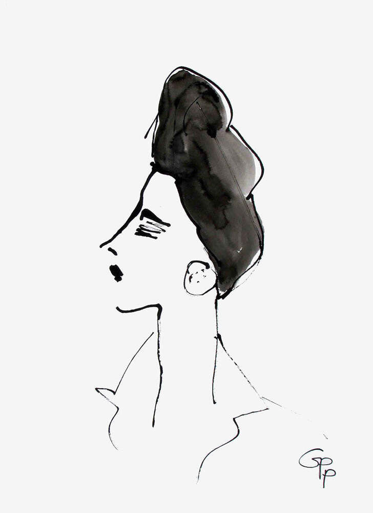 Tall Tale. Tall Turban - Gladys Perint Palmer by Tiger Flower Studio Additional Image -