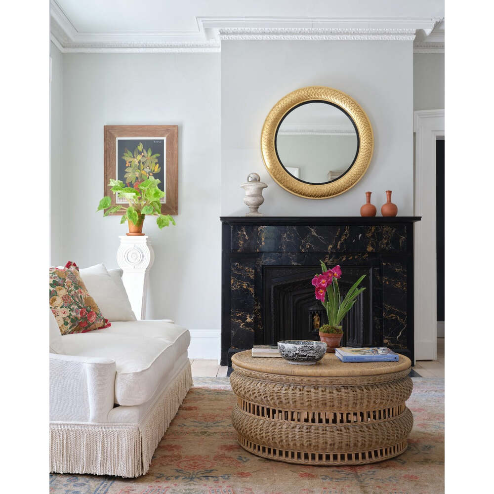 Tambour Woven Coffee Table by Bunny Williams Home 4