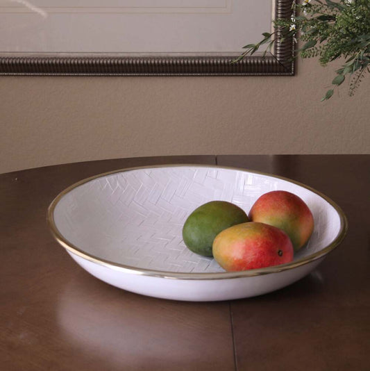 Thanni Bahamas Centerpiece - White & Gold by Beatriz Ball