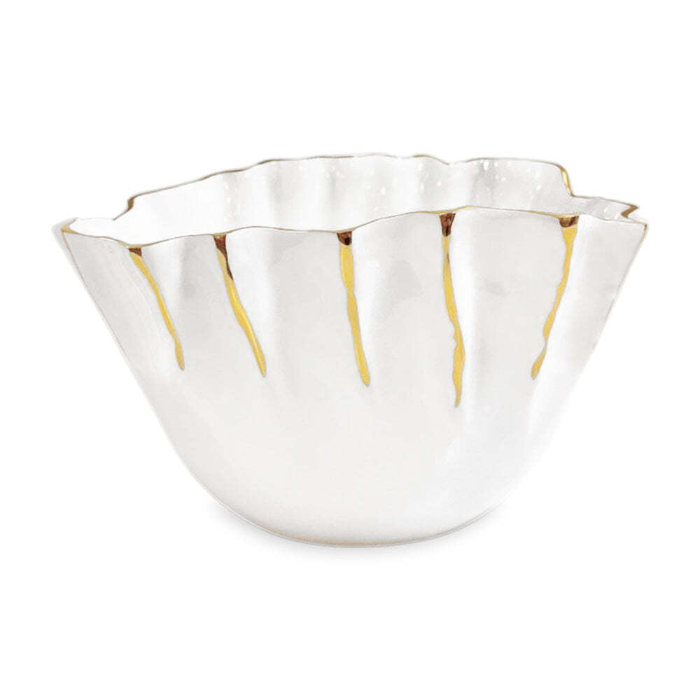 Thanni Mystic Ice Bucket - White & Gold by Beatriz Ball 1