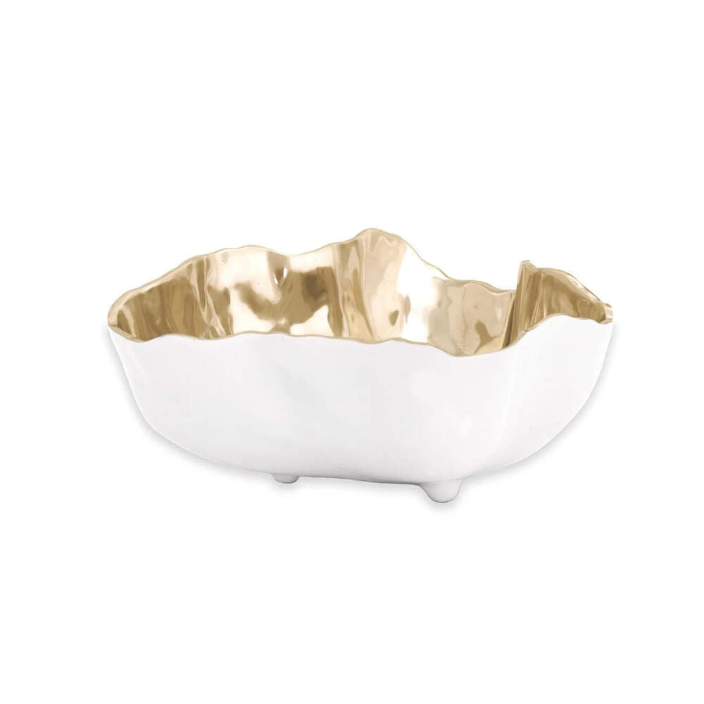 Thanni Soho Onyx Large Bowl - White & Gold by Beatriz Ball 2