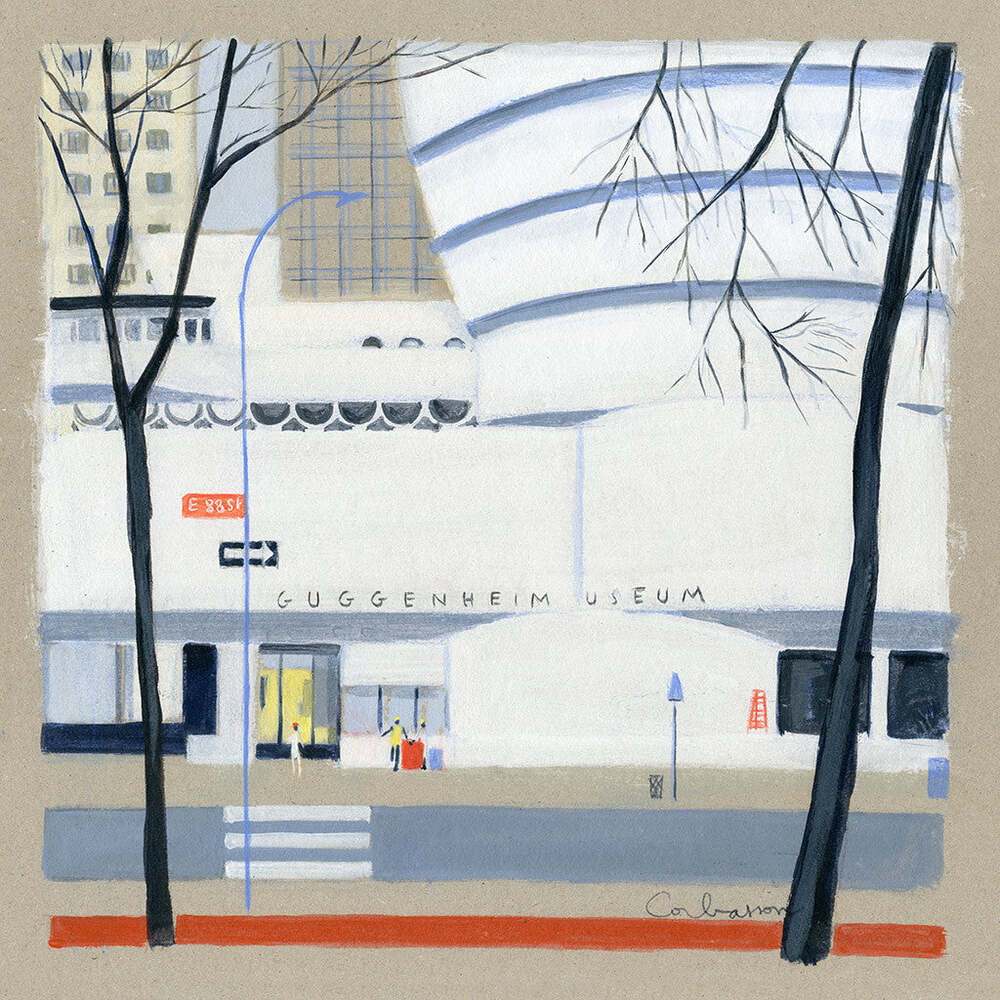 The Guggenheim Museum - Dominique Corbasson by Tiger Flower Studio Additional Image -