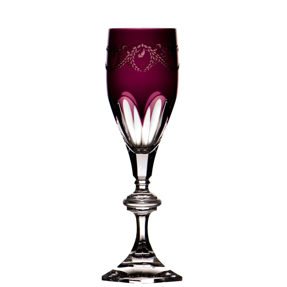 Titanic Amethyst Flute by Varga Crystal
