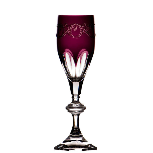 Titanic Amethyst Flute by Varga Crystal