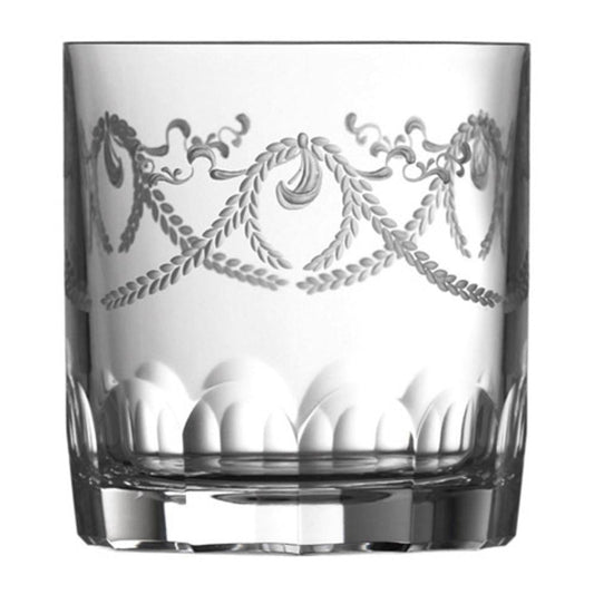 Titanic Clear Double Old Fashioned Glass by Varga Crystal