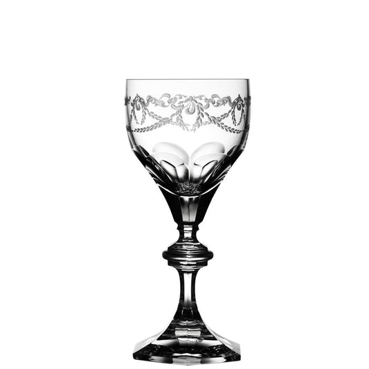 Titanic Clear Wine Glass by Varga Crystal