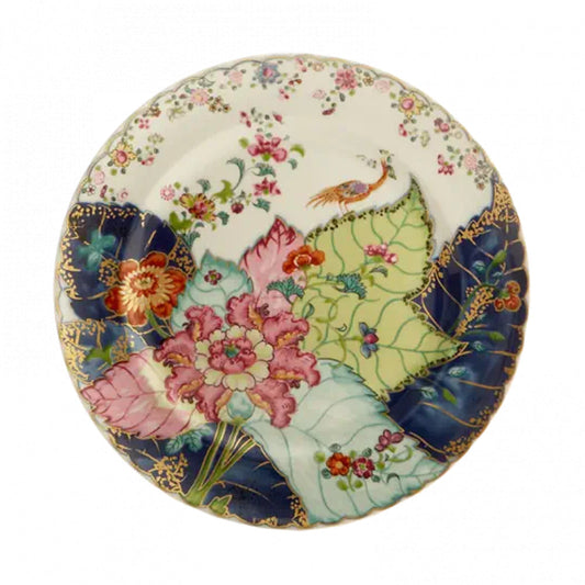 Tobacco Leaf Dessert Plate by Mottahedeh