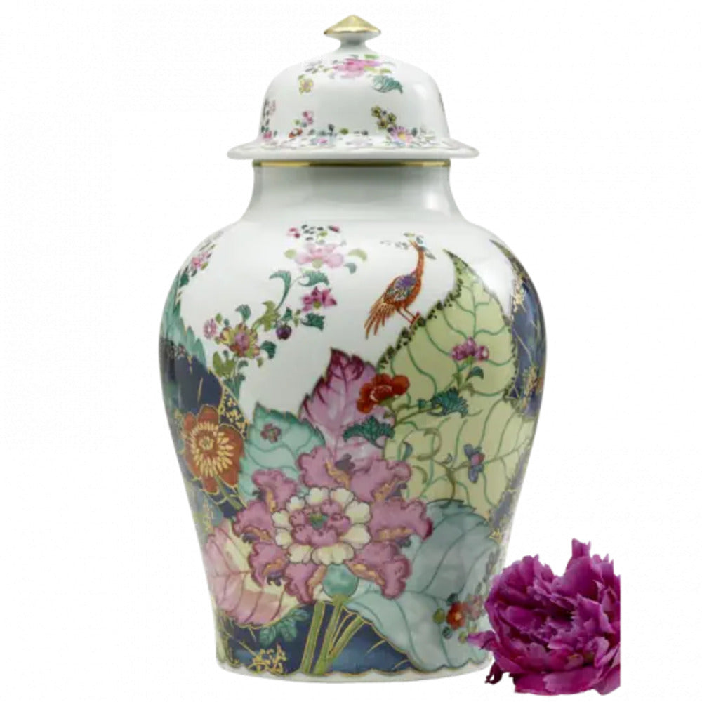 Tobacco Leaf Ginger Jar - Large by Mottahedeh