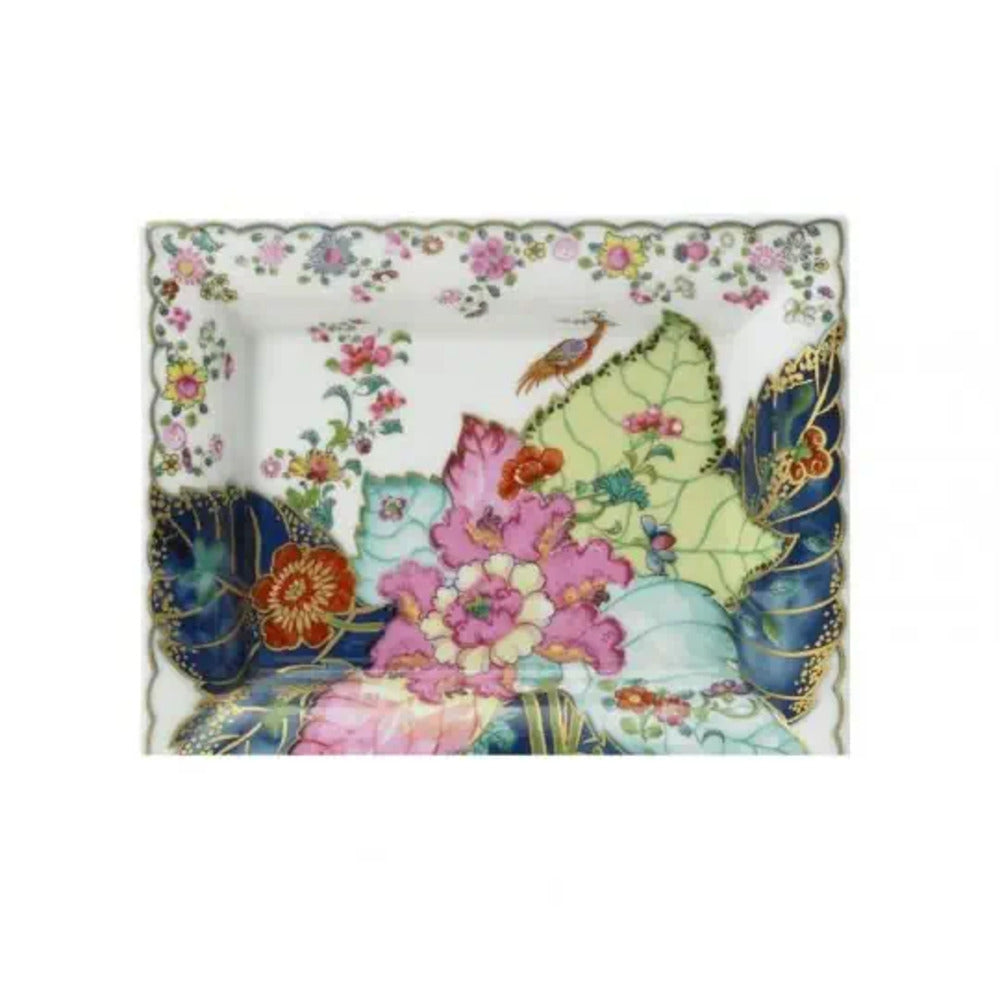 Tobacco Leaf Large Rectangular Tray by Mottahedeh