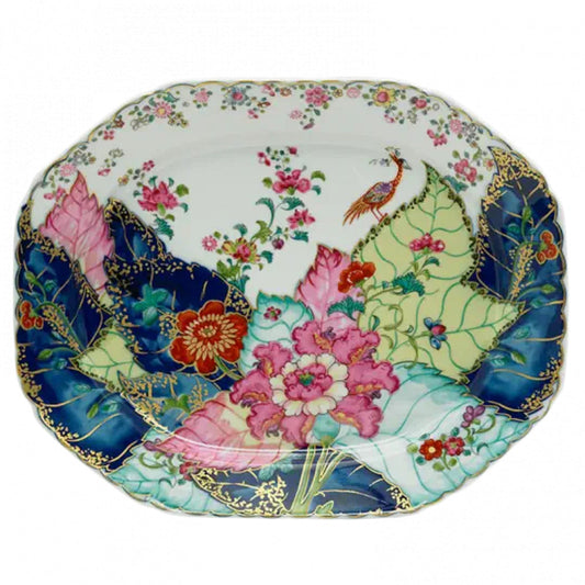 Tobacco Leaf Medium 13" Octagonal Platter by Mottahedeh