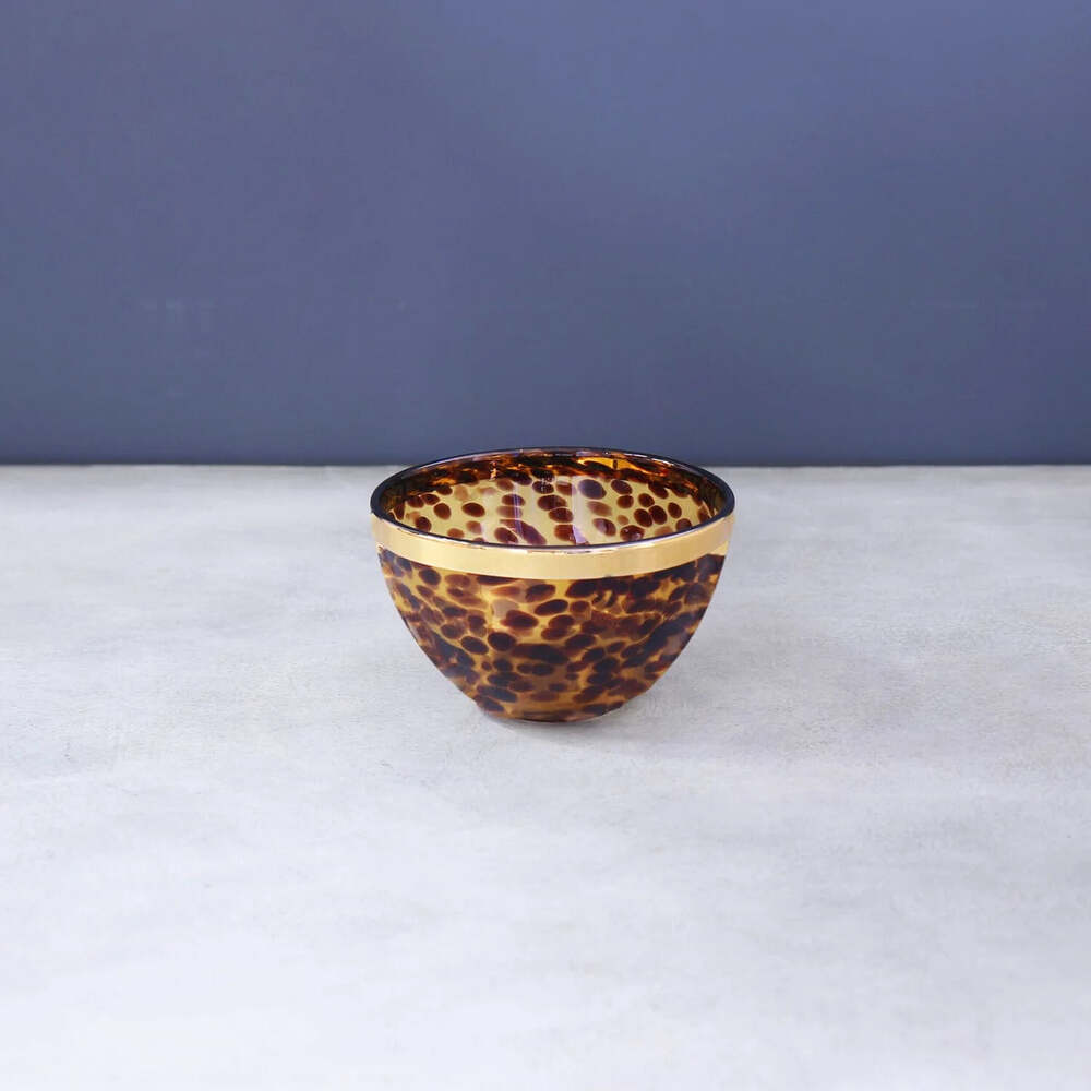 Tortoise & Gold 5.5" Bowl by Beatriz Ball 3