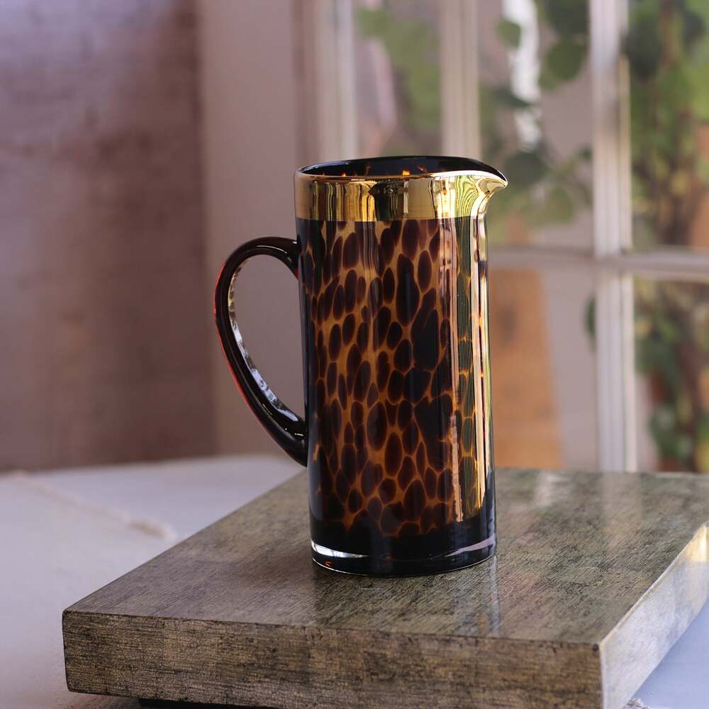 Tortoise & Gold Pitcher by Beatriz Ball 2