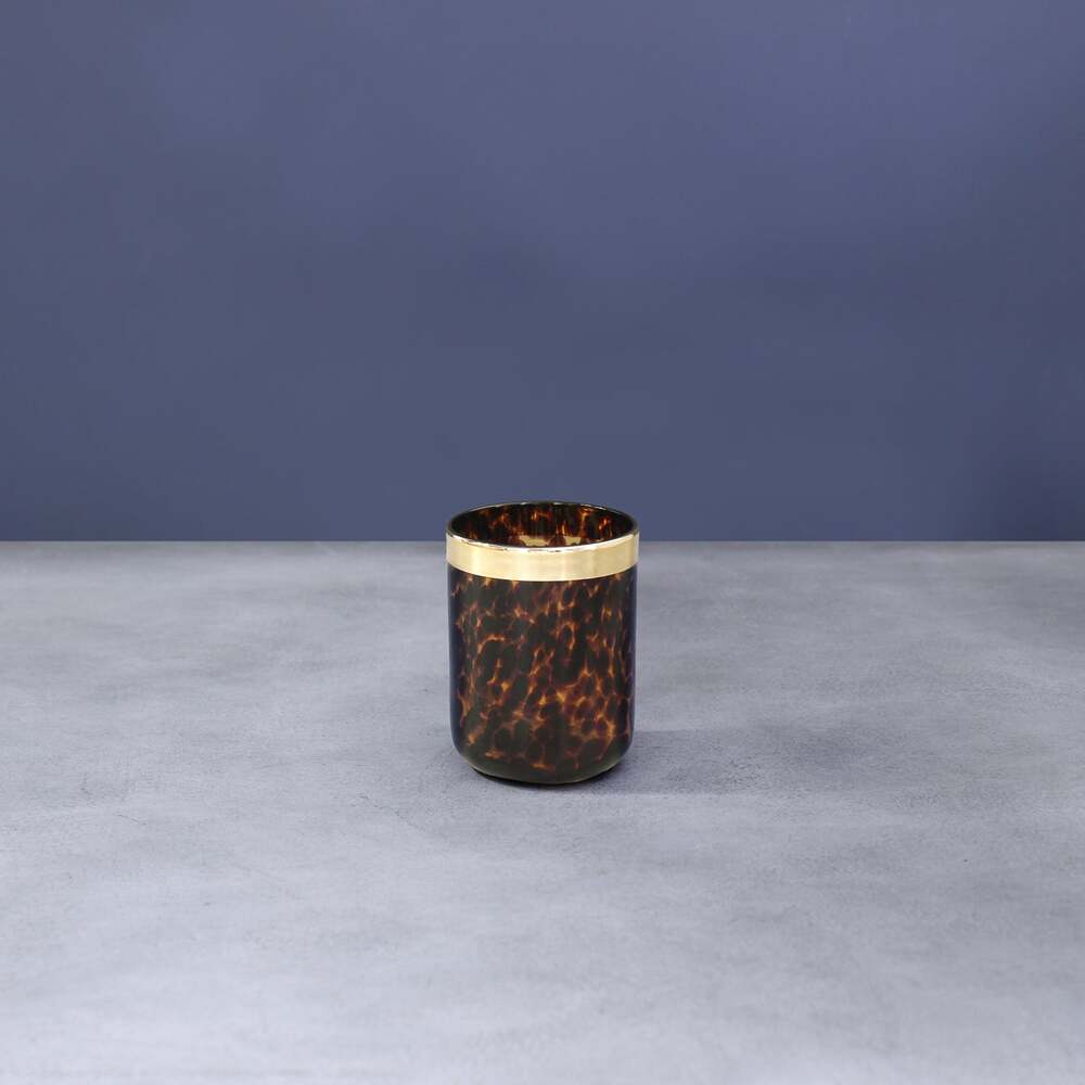 Tortoise & Gold Tumbler Set of 4 by Beatriz Ball 4