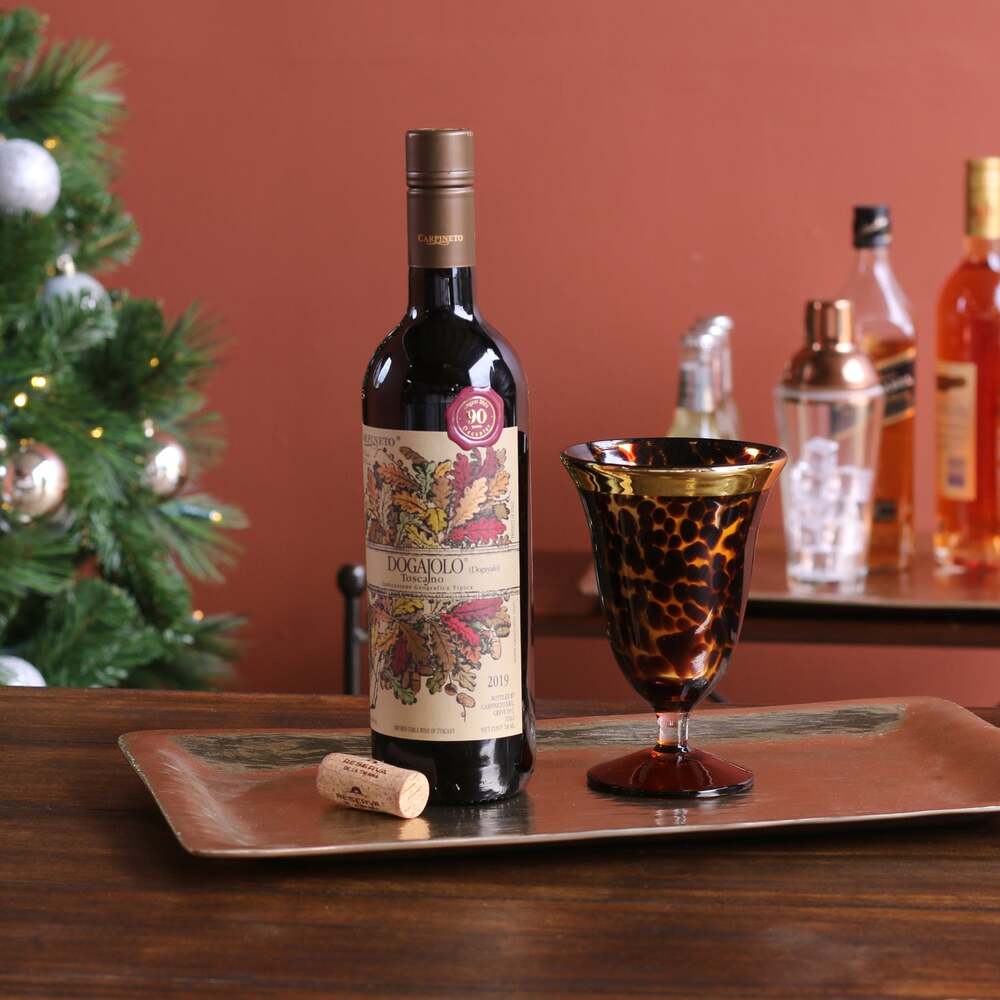 Tortoise & Gold Wine Set of 4 by Beatriz Ball
