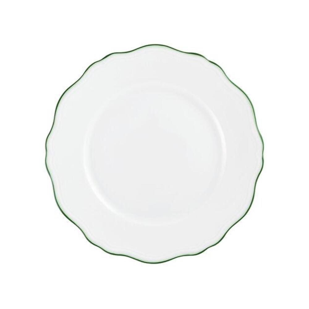 Touraine Double Green Net Dessert Plate by Raynaud