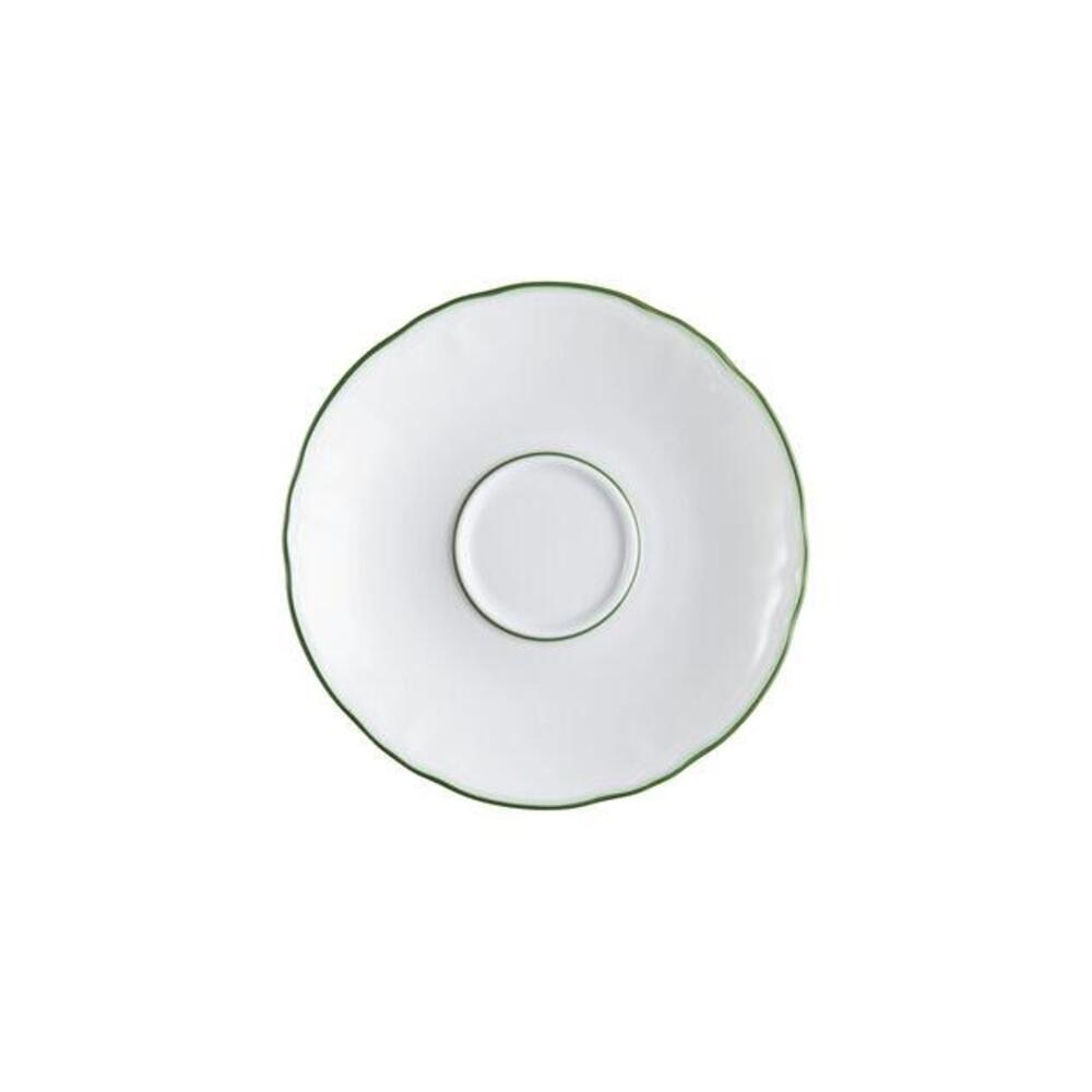 Touraine Double Green Net Tea Saucer by Raynaud