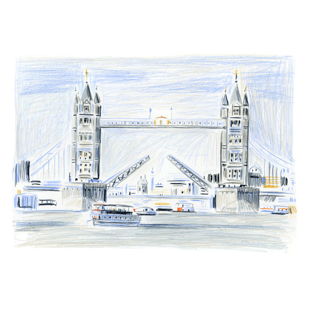 Tower Bridge - Dominique Corbasson by Tiger Flower Studio Additional Image -