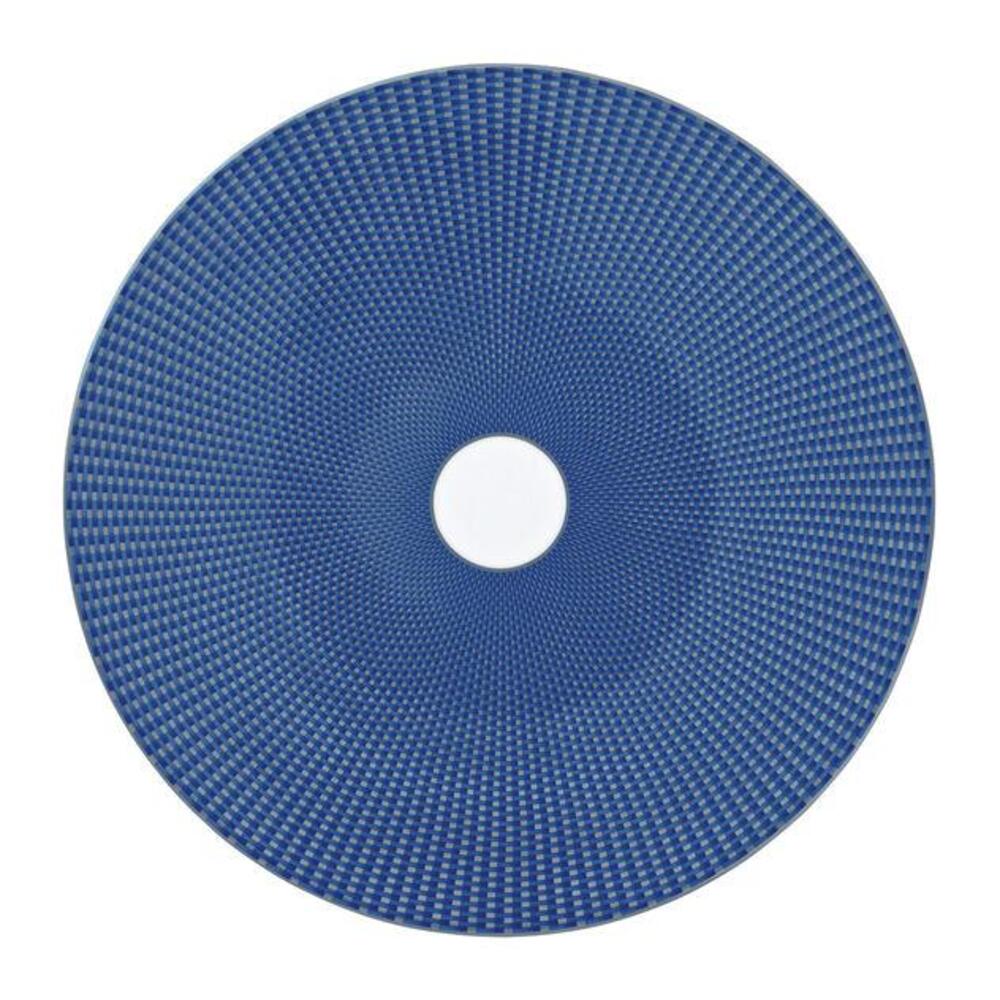 Tresor Blue Buffet Plate by Raynaud