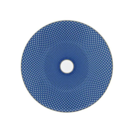 Tresor Blue Dessert Plate by Raynaud